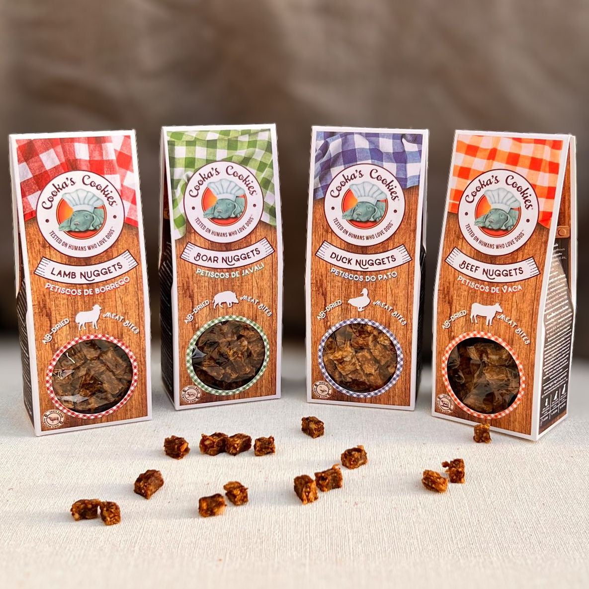 COOKA'S COOKIES Nuggets – Friandises pour chien à la viande et aux os broyés 60 g – photo 4