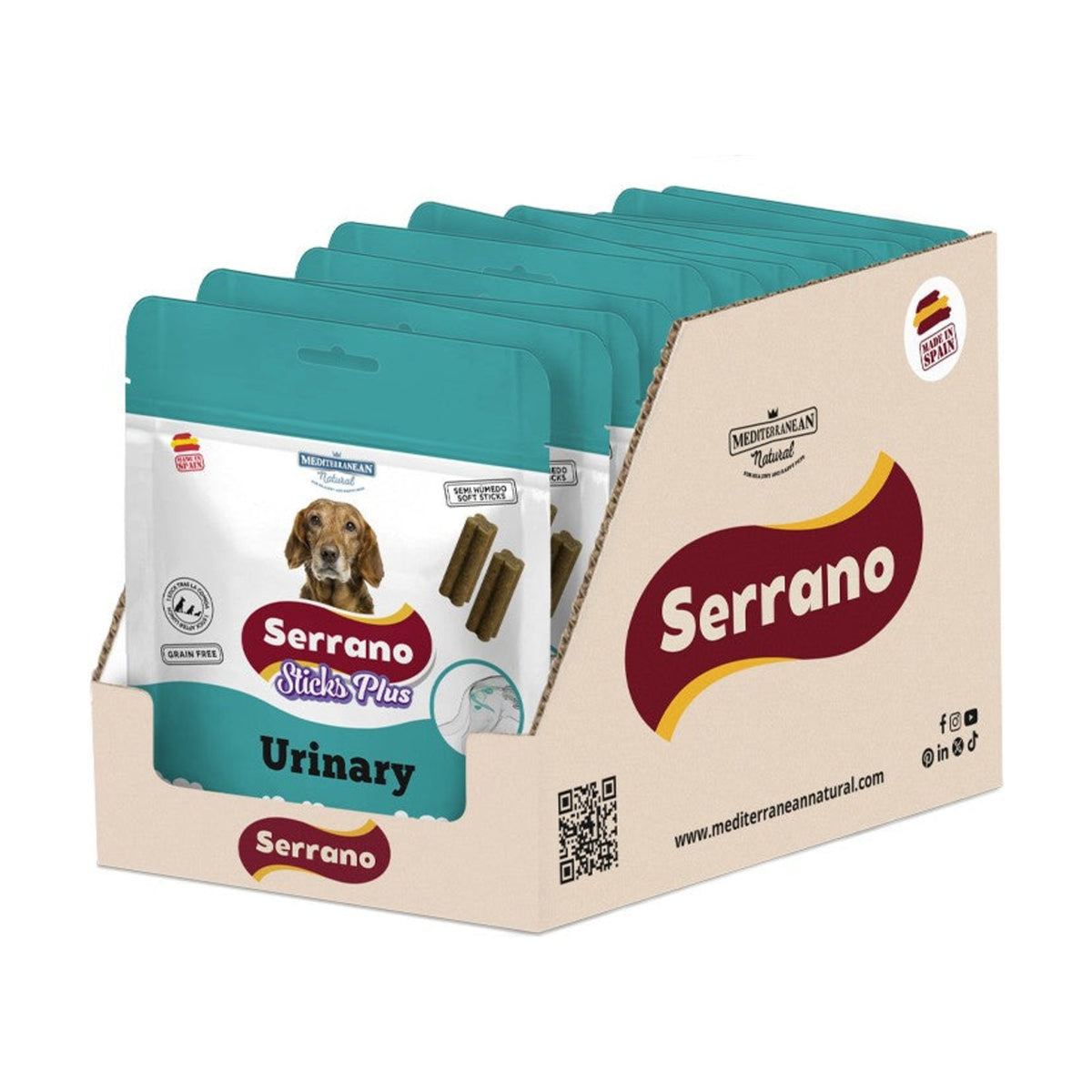 SERRANO Sticks Plus Care Urinary – Friandises pour chien dinde et jambon 110 g – photo 3