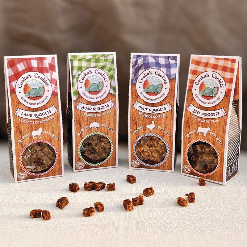 COOKA'S COOKIES Nuggets – Friandises pour chien à la viande et aux os broyés 60 g – photo 1