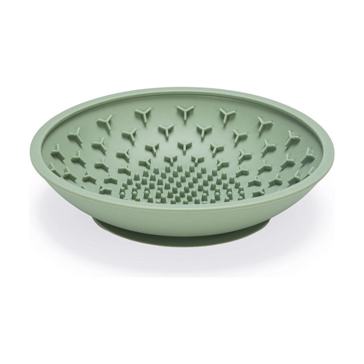 BEEZTEES Gamelle à lécher Bol Vert – Bol à lécher à ventouse pour chien et chat – photo 1