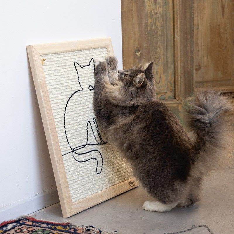 DESIGNED BY LOTTE Griffoir Sammy – Tableau griffoir en sisal pour chat – photo 2