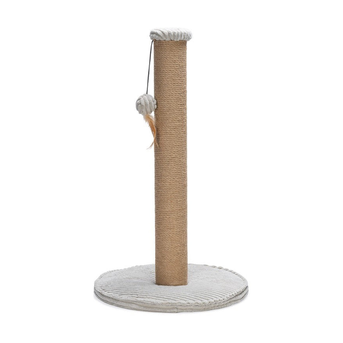 DESIGNED BY LOTTE Griffoir Ribbed – Poteau jute sur base en velours côtelé – photo 2