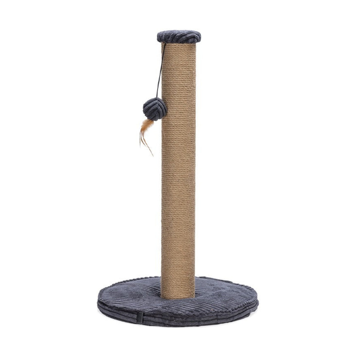 DESIGNED BY LOTTE Griffoir Ribbed – Poteau jute sur base en velours côtelé – photo 3