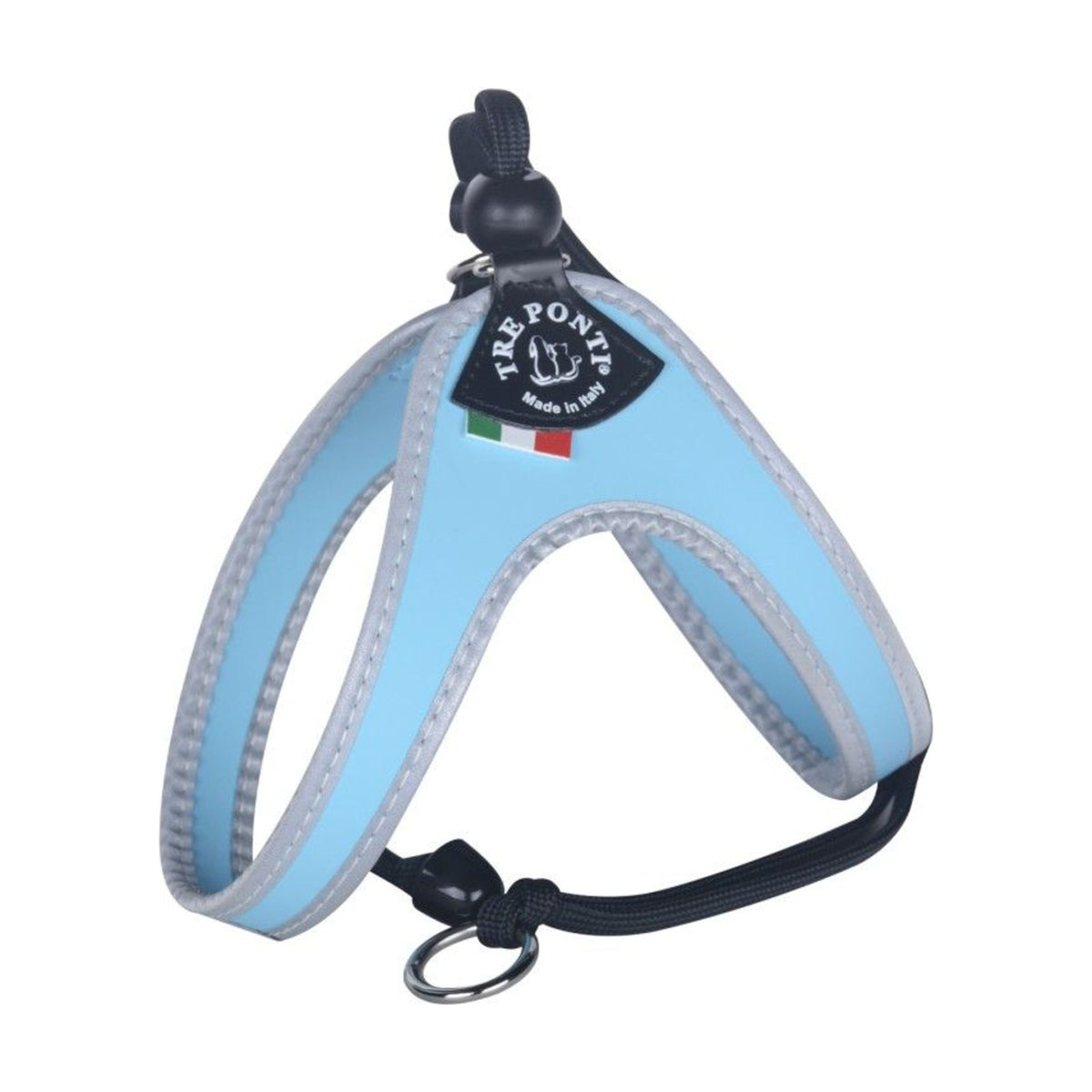 TRE PONTI Harnais Classique à cordon – Harnais réfléchissant pour petit chien – photo 2