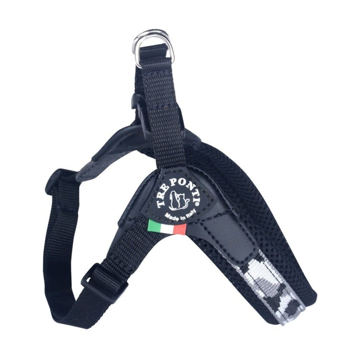 TRE PONTI Harnais Penny Camouflage – Harnais réglable à clip pour petit chien – photo 5