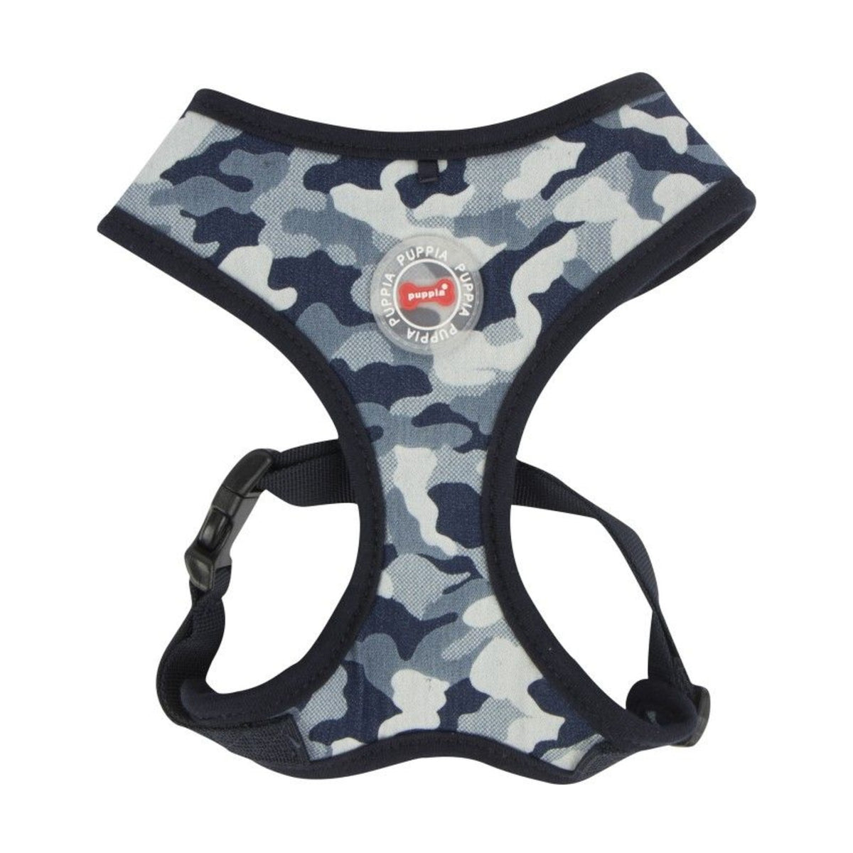 PUPPIA Harnais réglable Bobby – Harnais camouflage bleu pour chien – photo 1