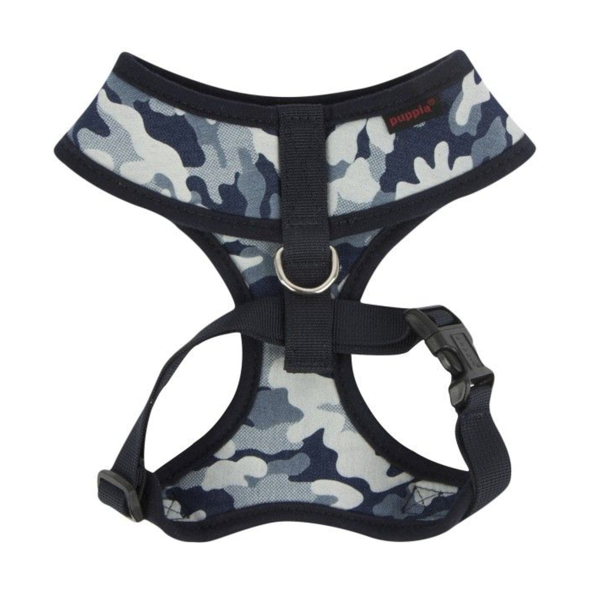 PUPPIA Harnais réglable Bobby – Harnais camouflage bleu pour chien – photo 2