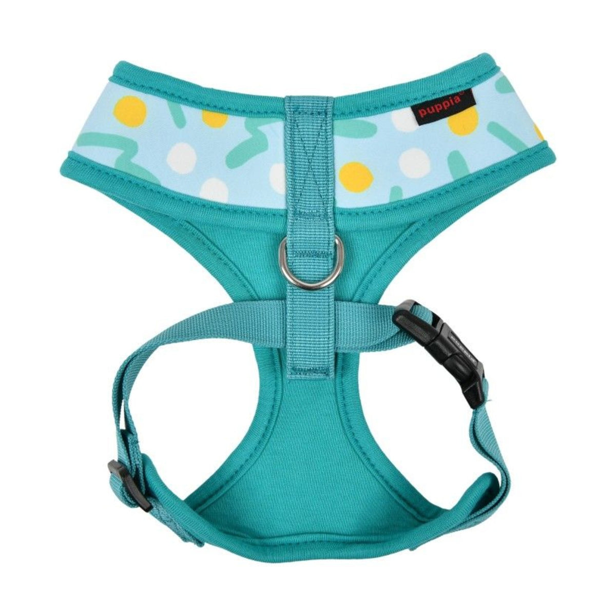 PUPPIA Harnais réglable Fête – Harnais à pois et zigzag pour petit chien – photo 3