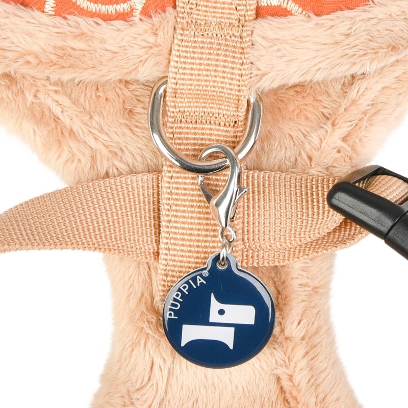 PUPPIA Harnais réglable Florent – Doublé fourrure pour chien, orange – photo 6