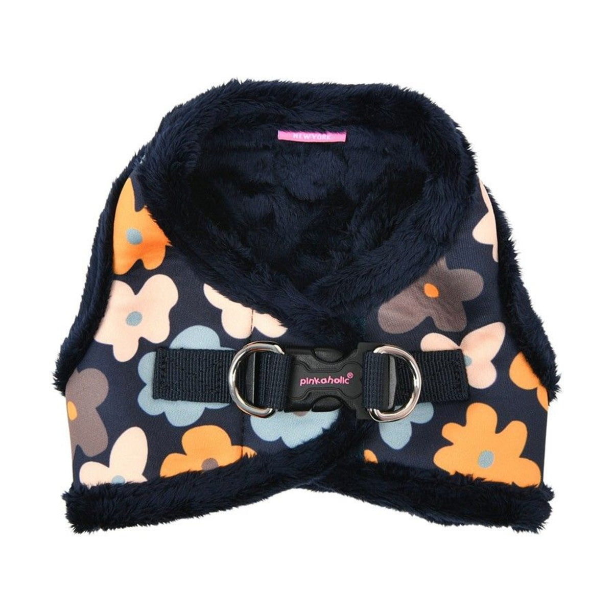 PINKAHOLIC Harnais réglable Heather – Harnais fourrure à fleurs pour chien – photo 6