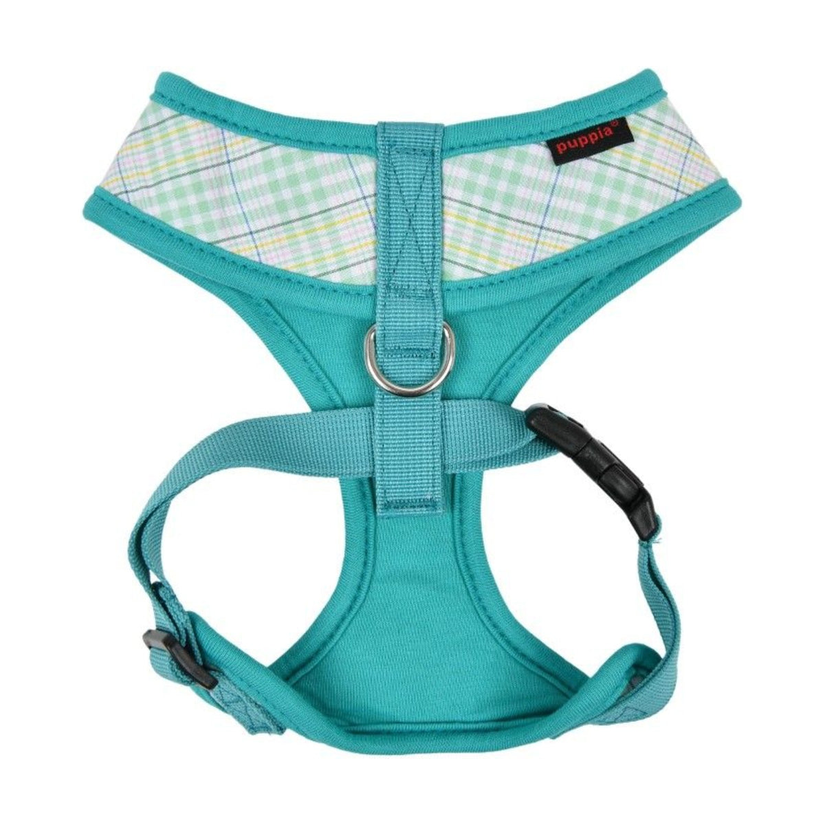 PUPPIA Harnais réglable Luke – Harnais quadrillé à liseré pour petit chien – photo 6