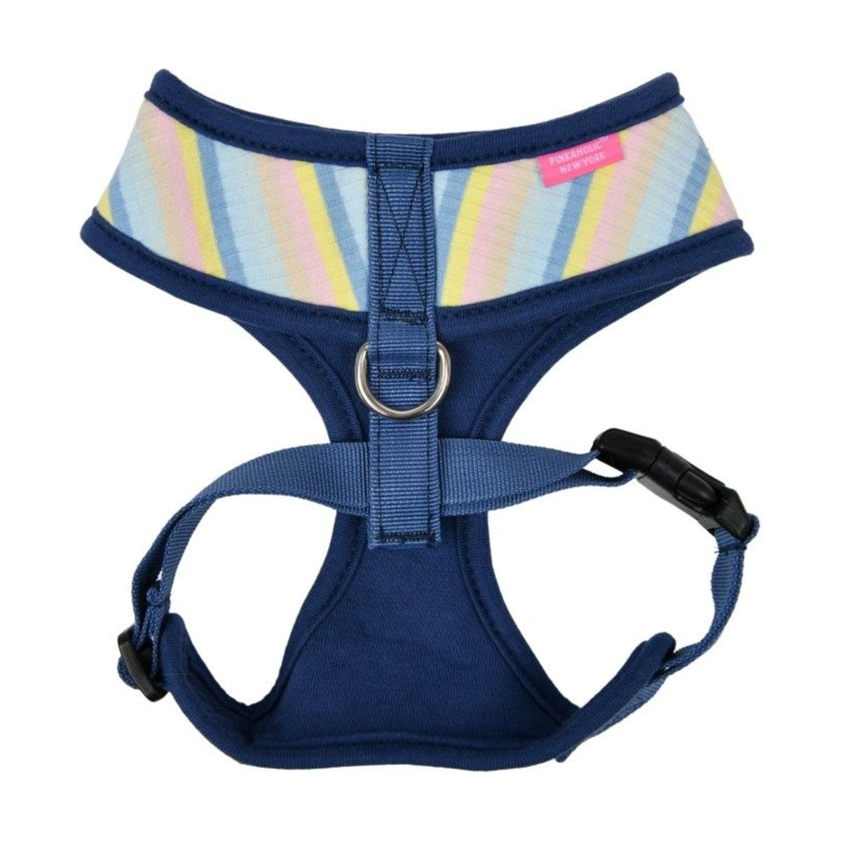 PINKAHOLIC Harnais réglable Maire – Harnais rayé arc-en-ciel pour chien – photo 4
