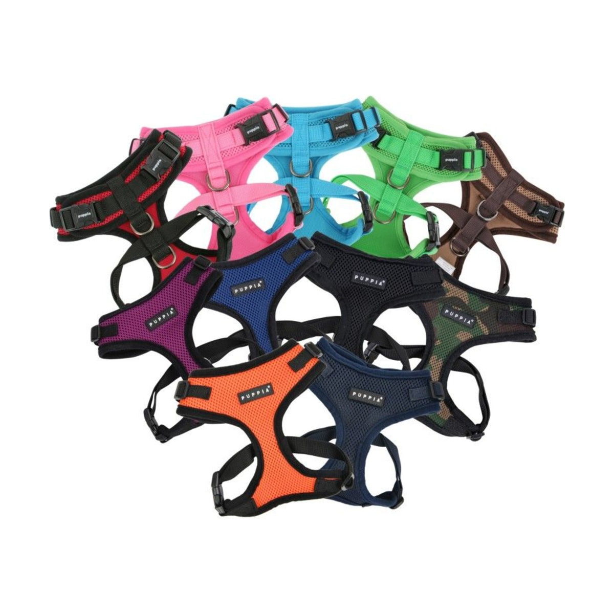 PUPPIA Harnais réglable RiteFit – Harnais cou et poitrail ajustables pour chien – photo 8