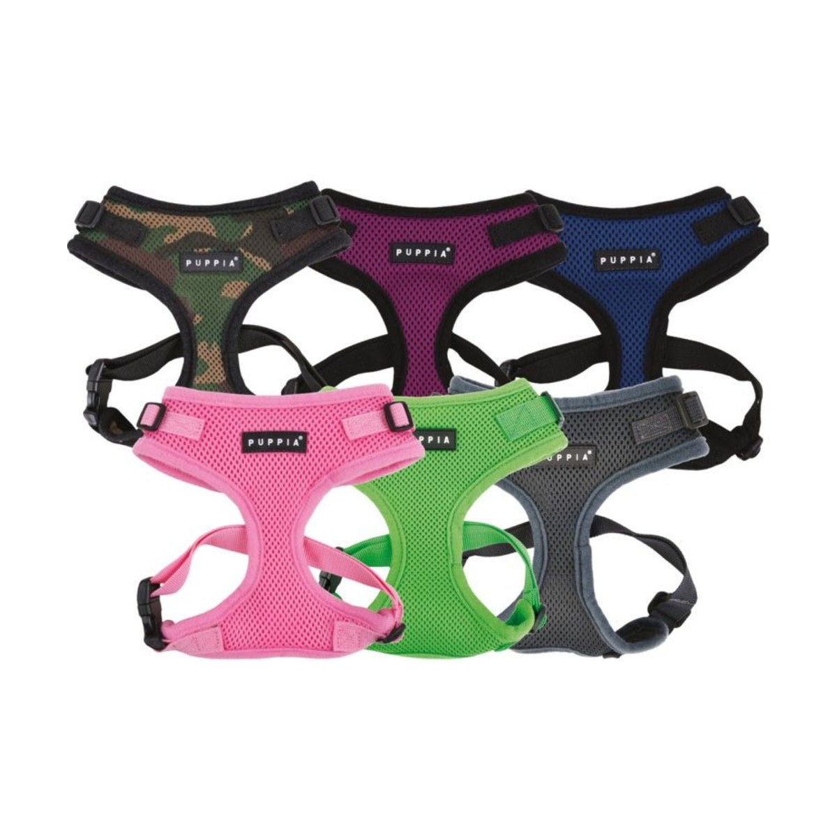 PUPPIA Harnais réglable Ritefit – Harnais à double réglage cou et poitrail – photo 1