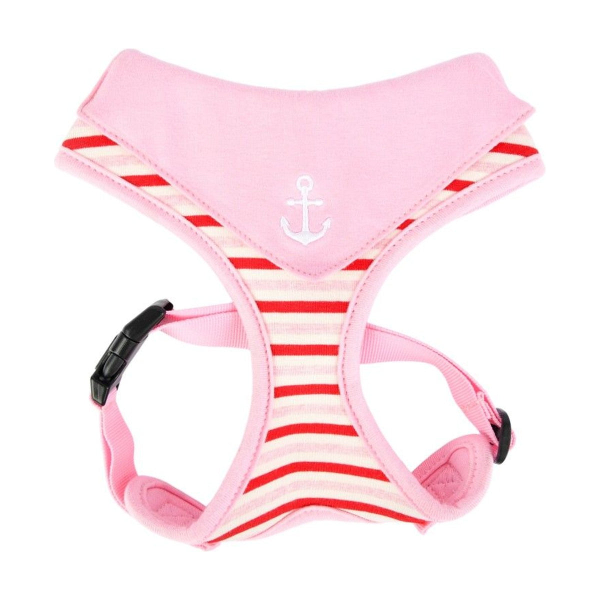 PUPPIA Harnais réglable Seaman – Harnais marinière avec bandana pour petit chien – photo 2