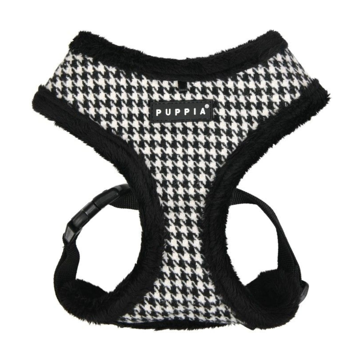 PUPPIA Harnais réglable Shepherd noir – Harnais doublé fourrure pour chien – photo 1