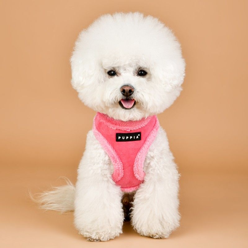 PUPPIA Harnais réglable Terry – Doublé fourrure pour chien, gris – photo 3