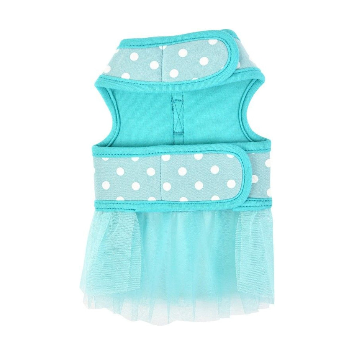 PINKAHOLIC Harnais veste à jupe Ida – Harnais robe à pois pour petit chien – photo 8