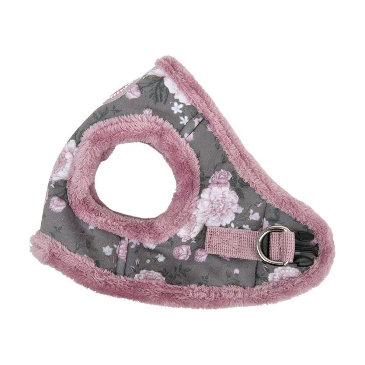 PINKAHOLIC Harnais veste Calla – Harnais fourrure à fleurs pour petit chien – photo 2