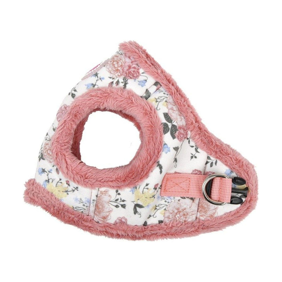 PINKAHOLIC Harnais veste Calla – Harnais fourrure à fleurs pour petit chien – photo 3