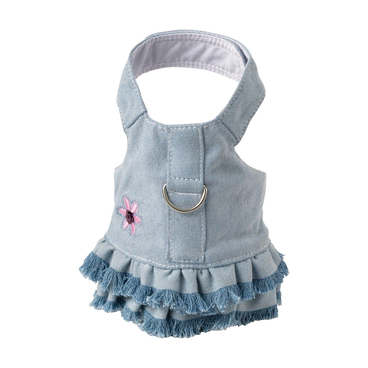 Harnais veste en jean – Harnais fantaisie pour petit chien – photo 2