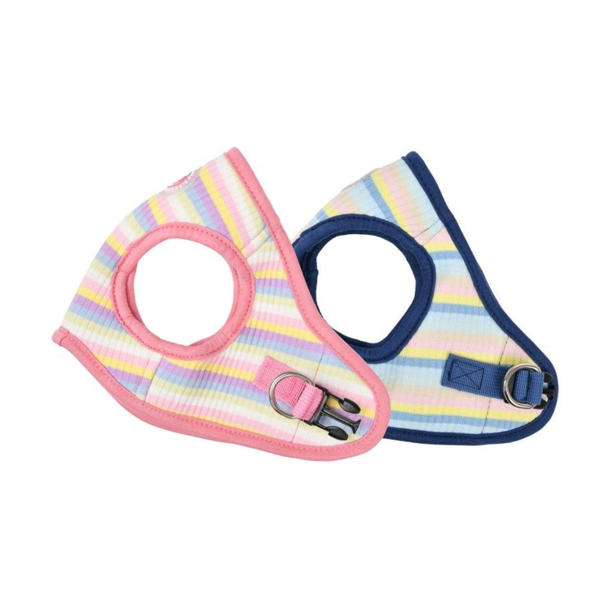 PINKAHOLIC Harnais veste Maire – Harnais rayé arc-en-ciel pour petit chien – photo 1