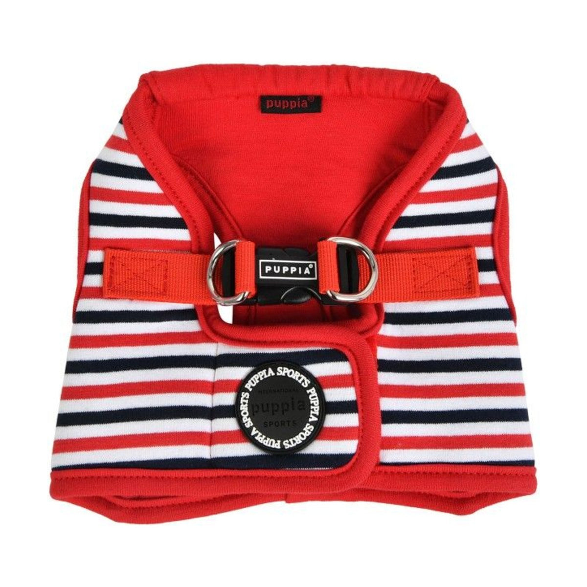 PUPPIA Harnais veste Seaman – Harnais marinière avec bandana pour petit chien – photo 2