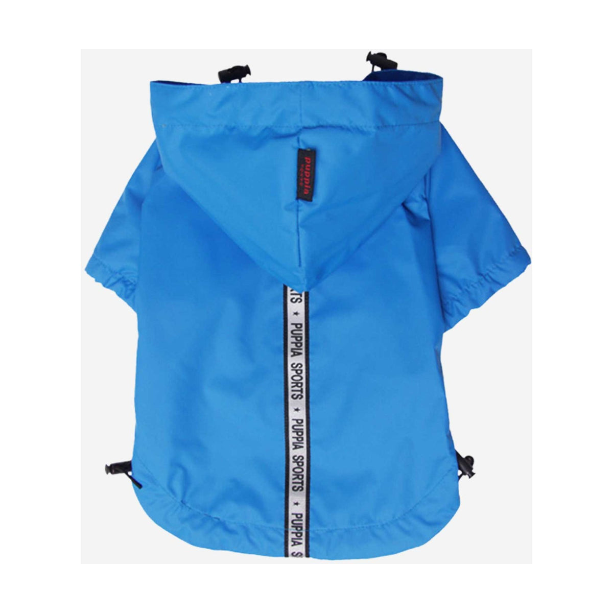 PUPPIA Imperméable Base Jumper – Imperméable à capuche pour chien, bleu – photo 2
