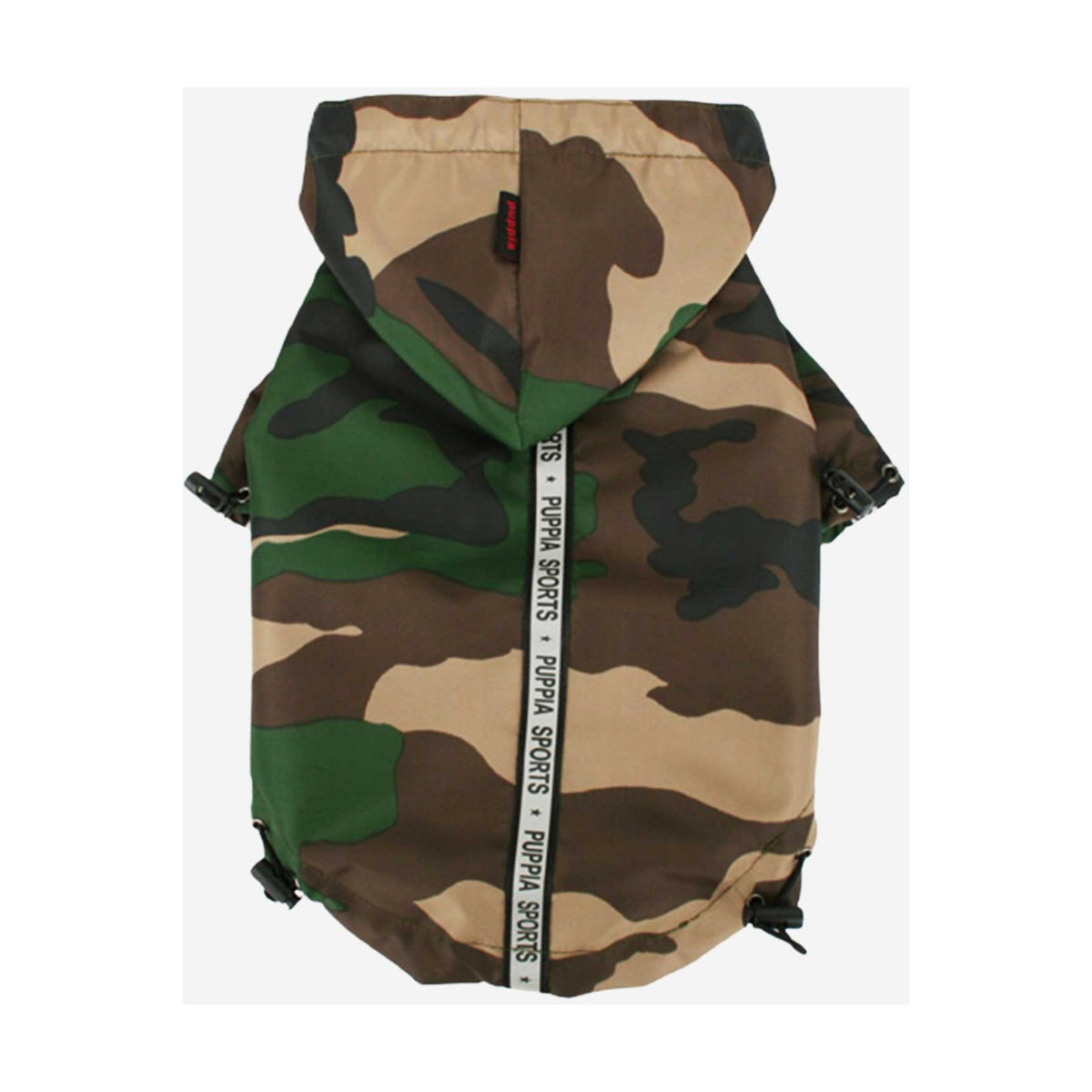 PUPPIA Imperméable Base Jumper – Imperméable à capuche pour chien, camouflage – photo 2
