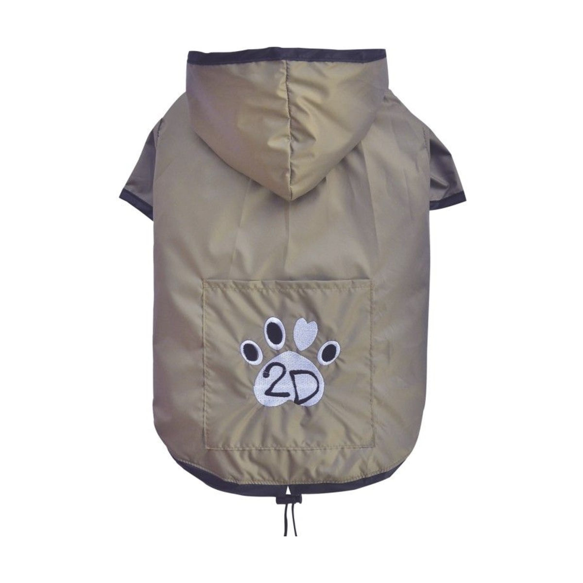 DOGGY DOLLY Imperméable à capuche – Imperméable déperlant pour petit chien – photo 2