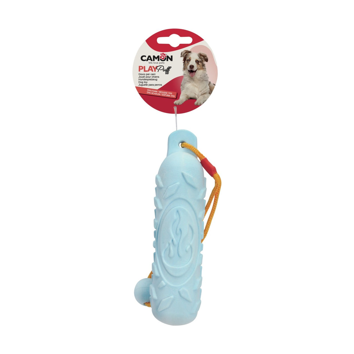 CAMON Bouteille en mousse TPR – Jouet de rapport à poignée pour chien – photo 3