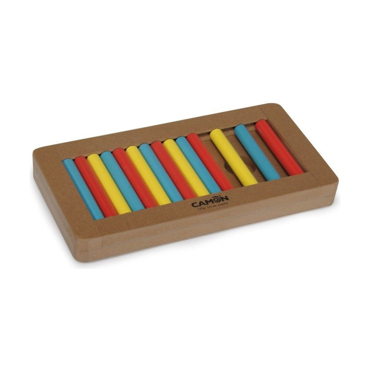 CAMON Jouet en bois – Jeu d'intelligence à friandises pour chien – photo 1