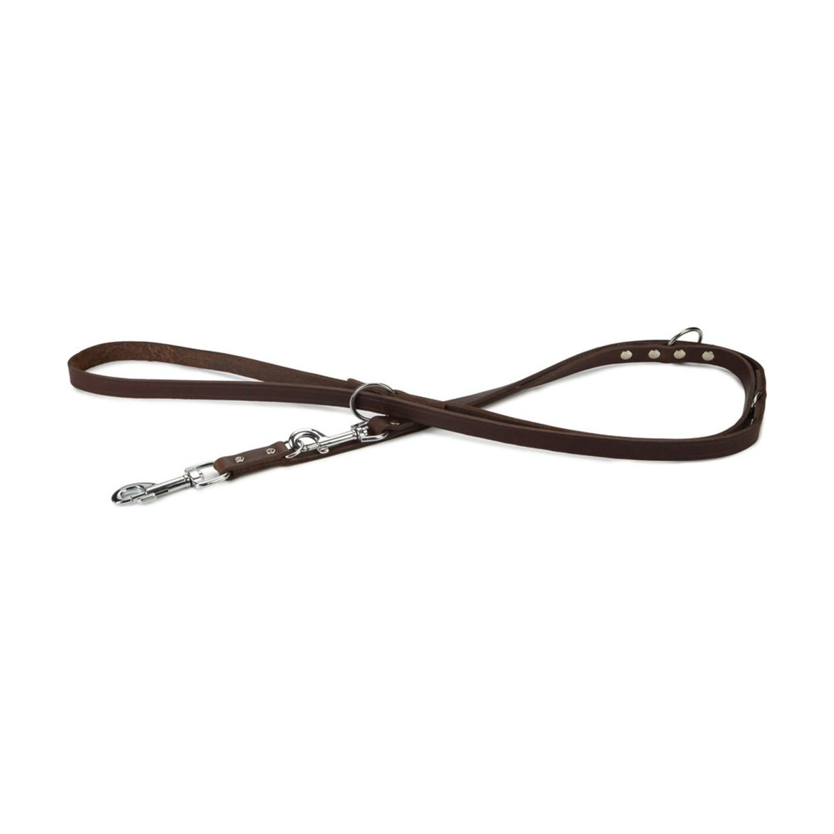 BEEZTEES Laisse de dressage en cuir marron – Laisse 3 positions pour chien – photo 2