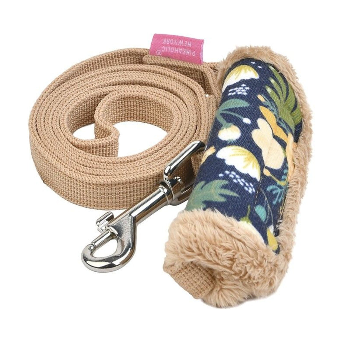 PINKAHOLIC Laisse Fleur navy – Laisse doublée pour chien – photo 1