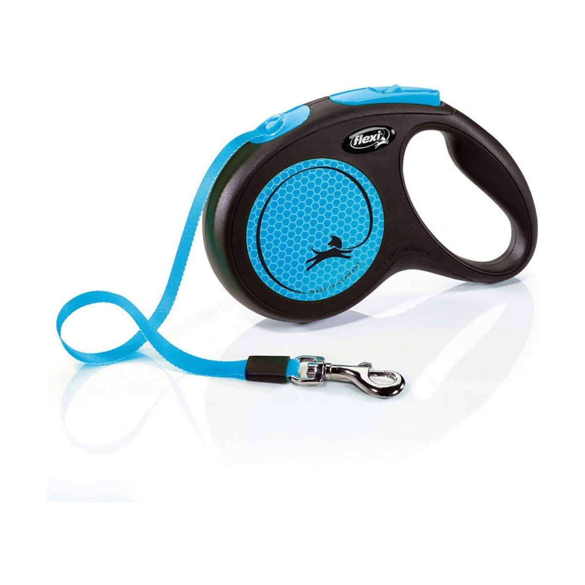 FLEXI Neon – Laisse à enrouleur sangle 5 m pour chien jusqu'à 25 kg – photo 2