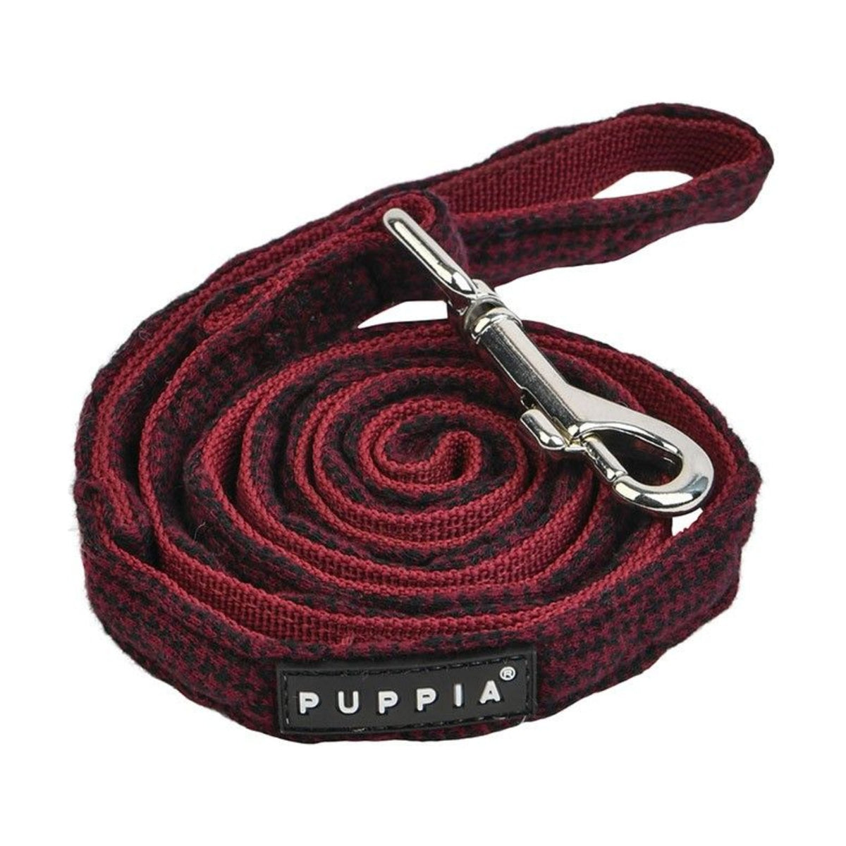 PUPPIA Laisse Gaspar – Laisse doublée pied-de-poule pour petit chien – photo 2
