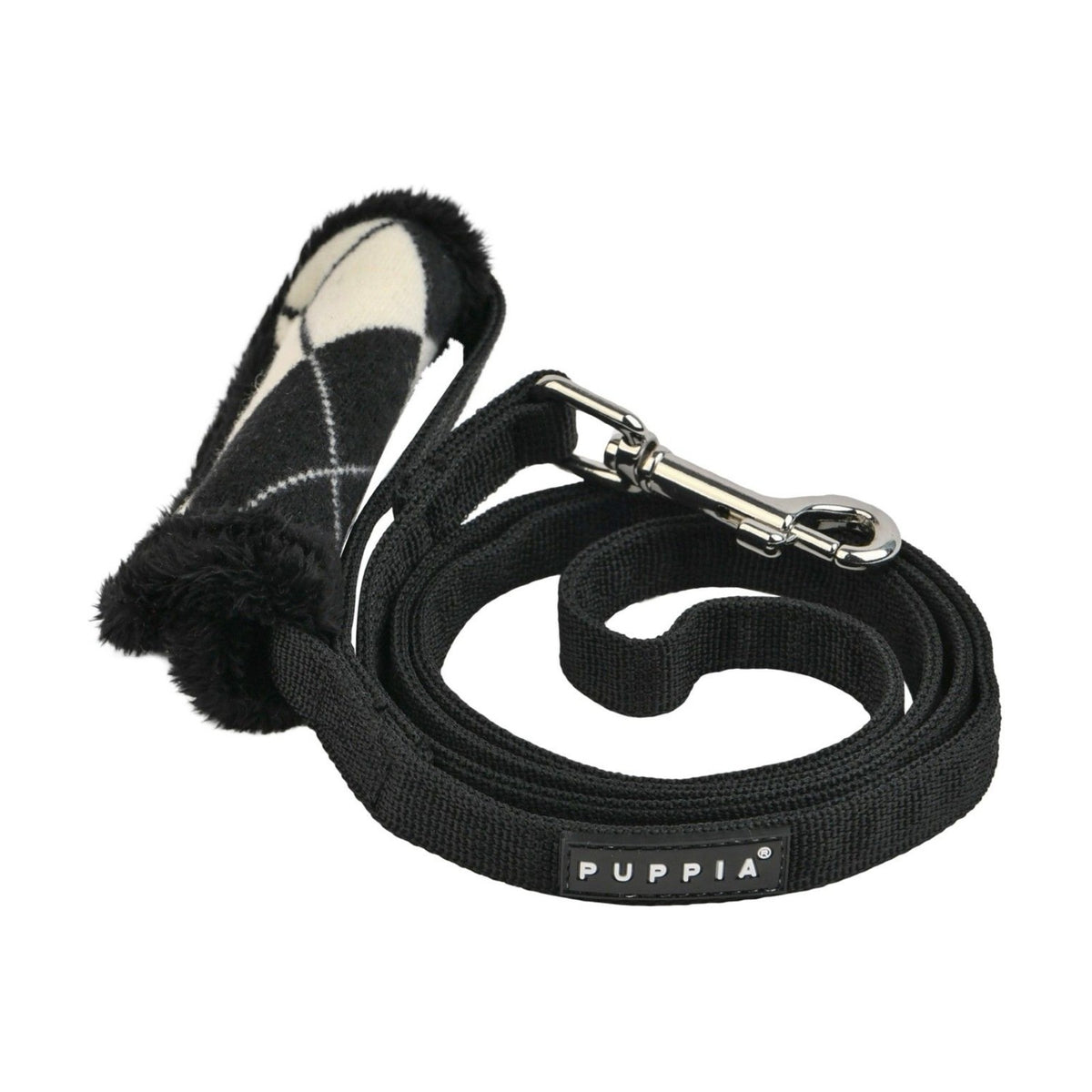 PUPPIA Laisse Jaden – Laisse jacquard doublée avec poignée confort – photo 2