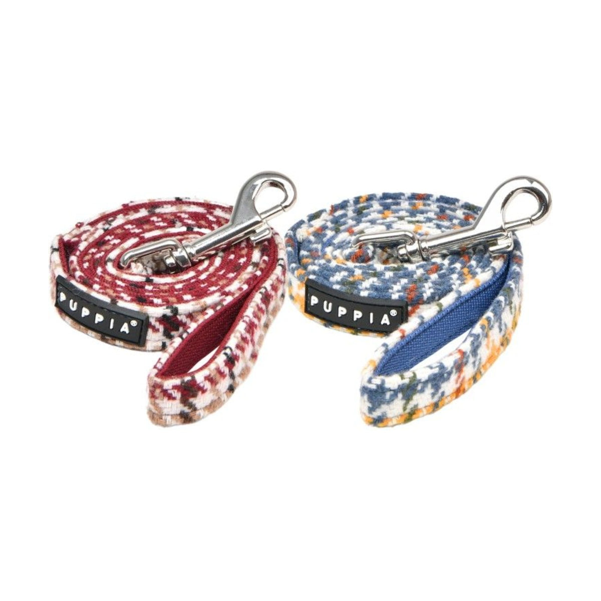 PUPPIA Laisse Kent – Laisse doublée pied-de-poule 1,40 m pour chien – photo 1