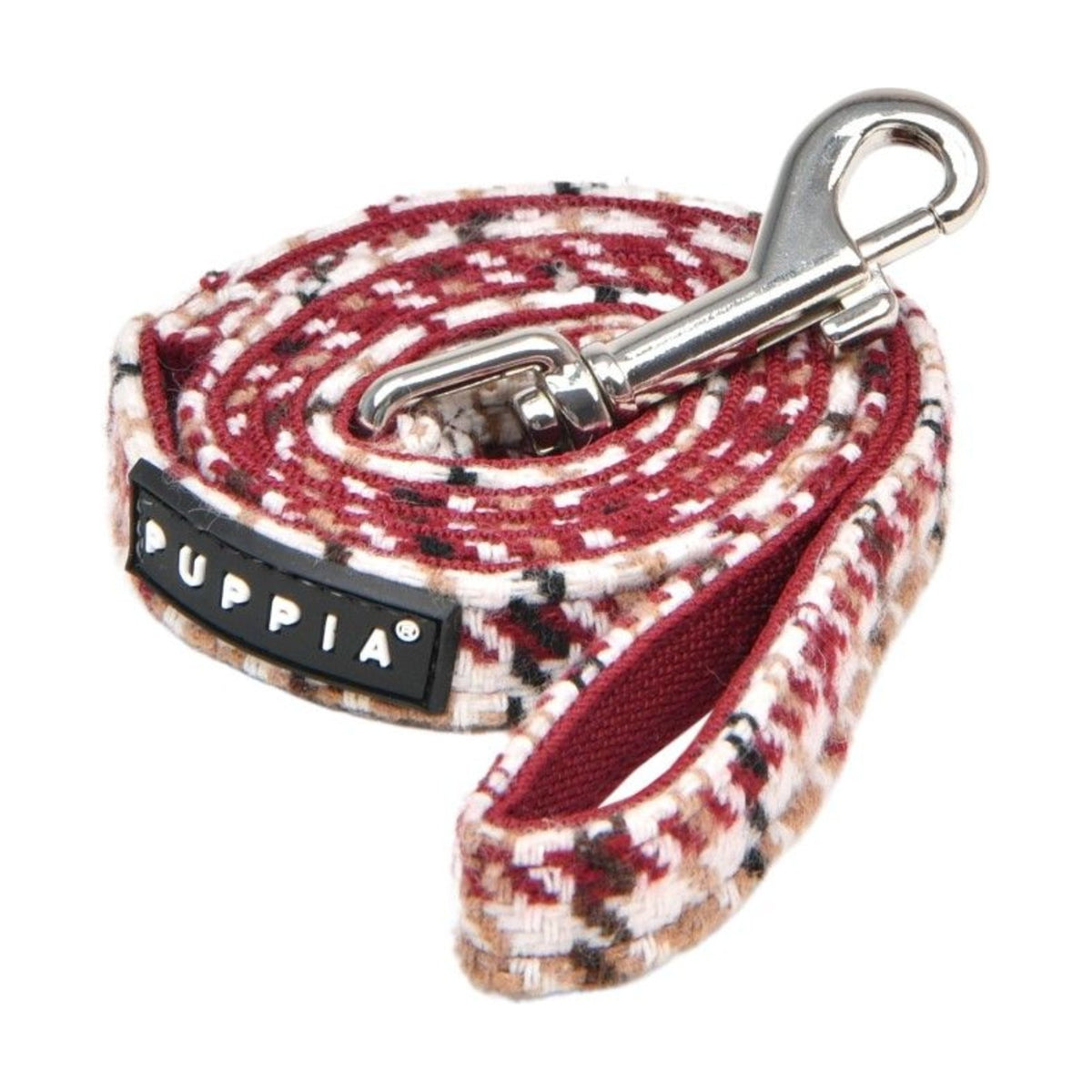 PUPPIA Laisse Kent – Laisse doublée pied-de-poule 1,40 m pour chien – photo 2
