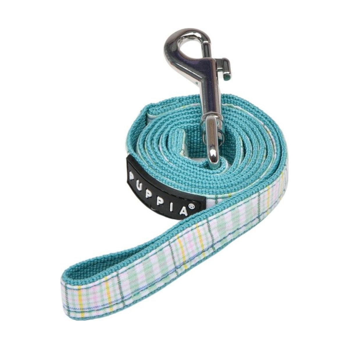 PUPPIA Laisse Luke – Laisse doublée quadrillée 2 m pour chien – photo 1
