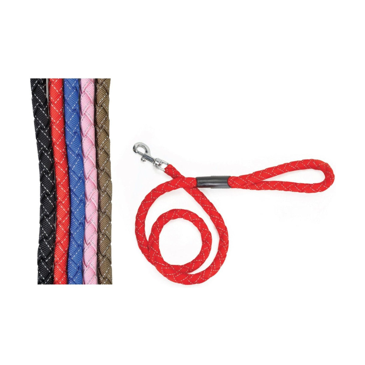 Laisse nylon réfléchissante