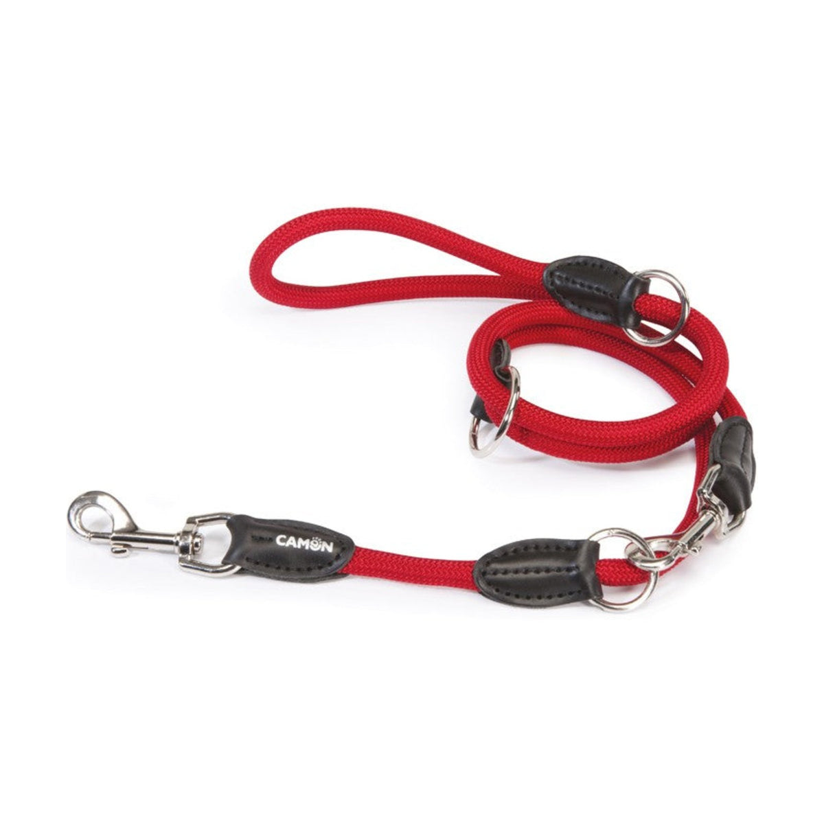 CAMON Laisse multiposition en corde de nylon – Laisse de dressage 2 m pour chien – photo 2