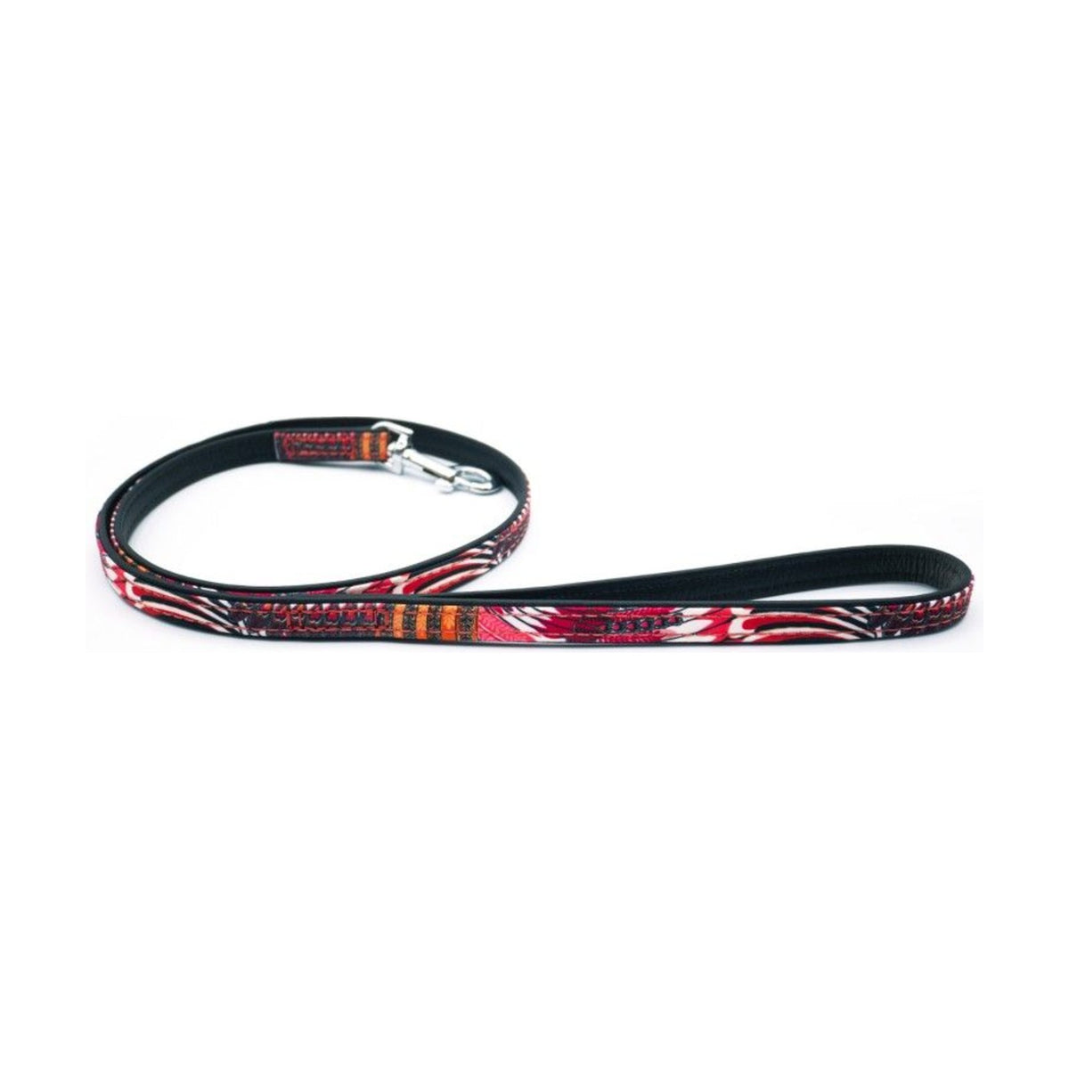 Laisse Peacock en cuir coloré pour chien – 110 cm – photo 2