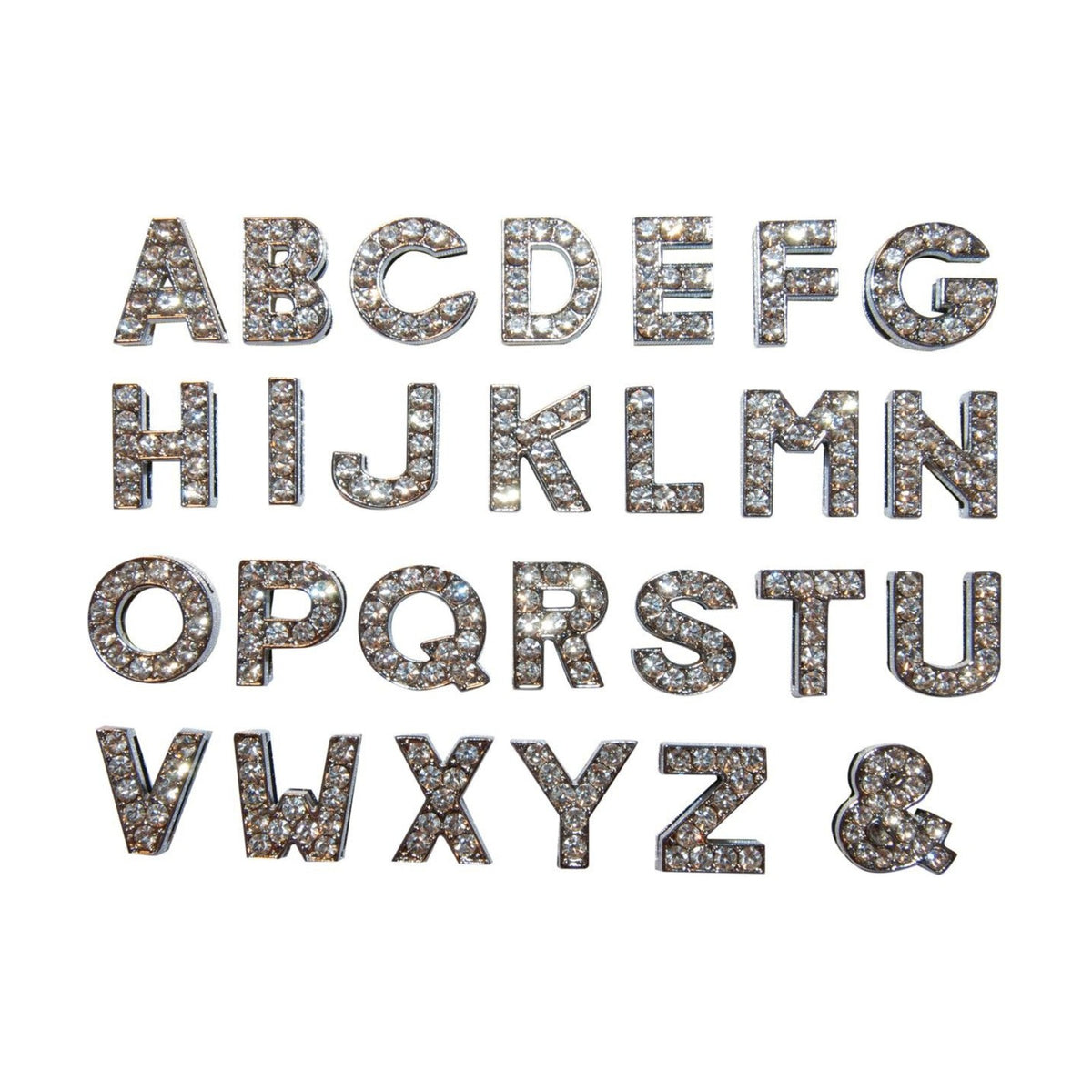 Lettre strass pour collier et harnais