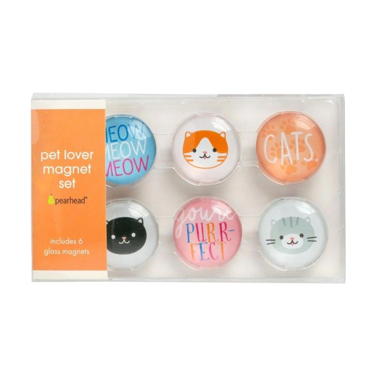 PEARHEAD Lot de 6 magnets chat – Aimants décoratifs – photo 2