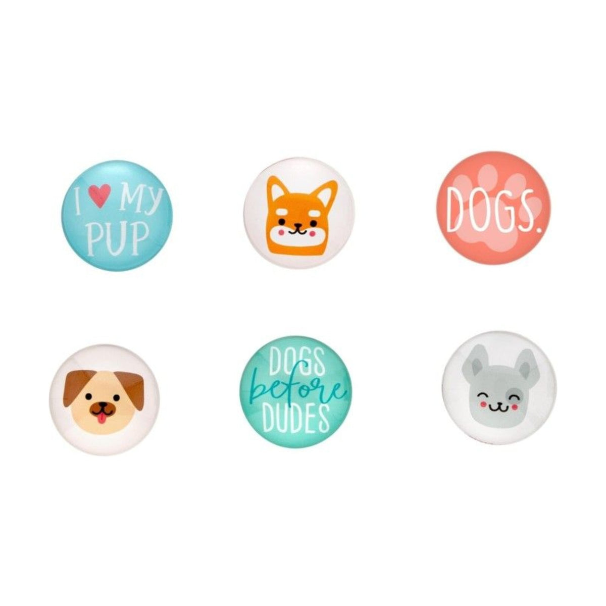PEARHEAD Lot de 6 magnets chien – Aimants décoratifs – photo 1