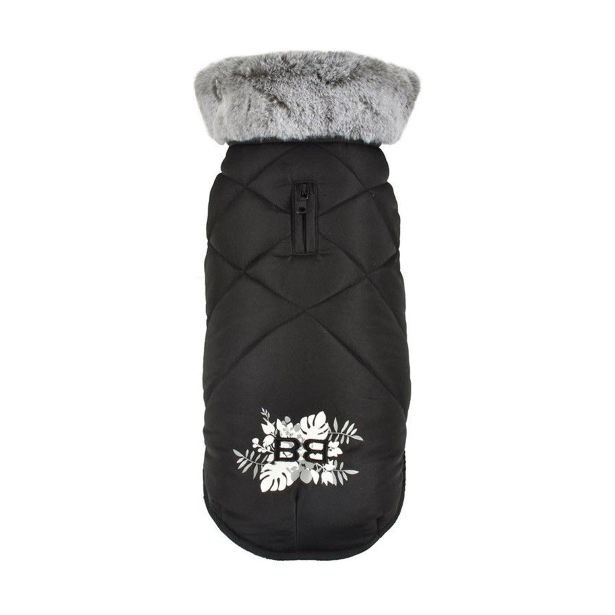 BOBBY Manteau Bouquet – Doudoune col fausse fourrure pour chien – photo 1