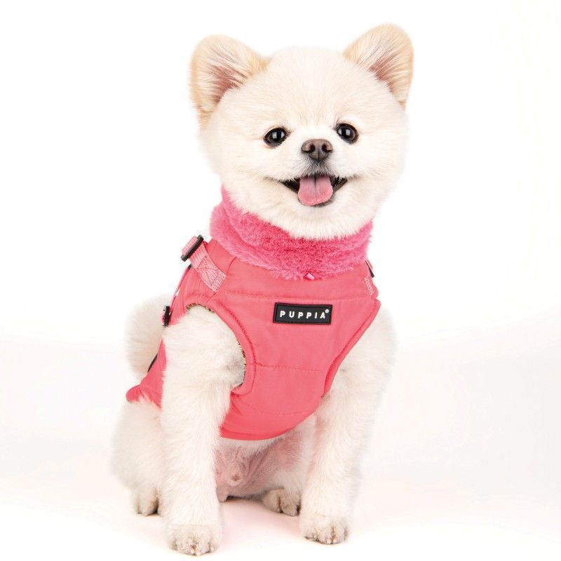 PUPPIA Manteau Donavan – Manteau imperméable pour chien avec harnais intégré, s - dos 17/19 cm, poitrail 32/34 cm, cou 22/23 cm, m - dos 24/26 cm, poitrail 38/42 cm, cou 25/27 cm ou l - dos 27/29 cm, poitrail 44/48 cm, cou 29/31 cm – photo 3