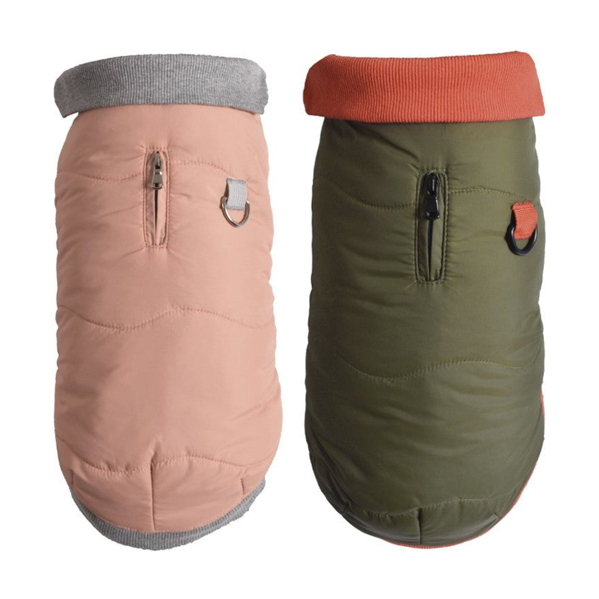 BOBBY Manteau Contraste – Doudoune doublée polaire pour chien – photo 1