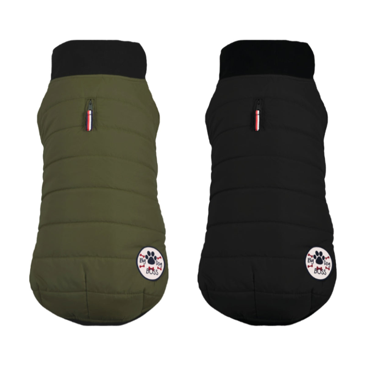 BOBBY Manteau Costaud – Doudoune doublée polaire pour chien trapu – photo 1